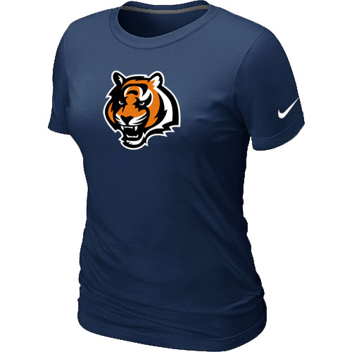 Cincinnati Bengals Tean Logo Women's D.Blue T-Shirt,We sell and wholesale Cincinnati Bengals Tean Logo Women's D.Blue T-Shirt on line form chian!