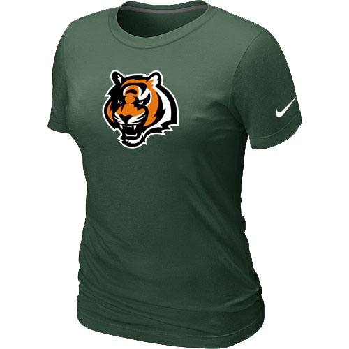 Cincinnati Bengals Tean Logo Women's D.Green T-Shirt,We sell and wholesale Cincinnati Bengals Tean Logo Women's D.Green T-Shirt on line form chian!