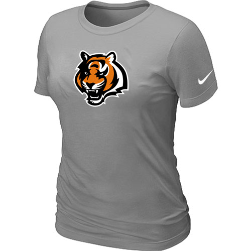 Cincinnati Bengals Tean Logo Women's L.Grey T-Shirt,We sell and wholesale Cincinnati Bengals Tean Logo Women's L.Grey T-Shirt on line form chian!