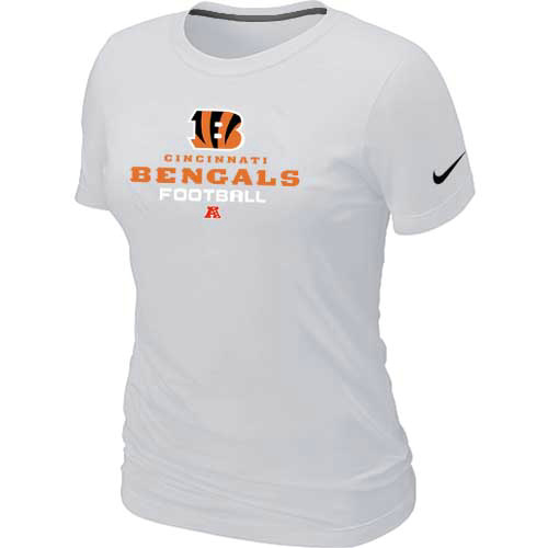 Cincinnati Bengals White Women's Critical Victory T-Shirt,We sell and wholesale Cincinnati Bengals White Women's Critical Victory T-Shirt on line form chian!
