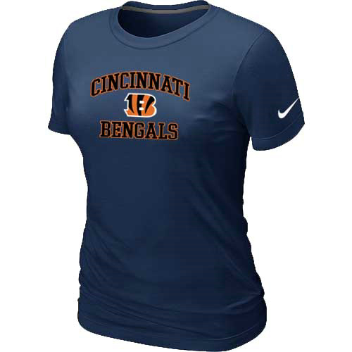 Cincinnati Bengals Women's Heart & Sou D.Bluel T-Shirt,We sell and wholesale Cincinnati Bengals Women's Heart & Sou D.Bluel T-Shirt on line form chian!