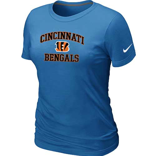 Cincinnati Bengals Women's Heart & Sou L.bluel T-Shirt,We sell and wholesale Cincinnati Bengals Women's Heart & Sou L.bluel T-Shirt on line form chian!