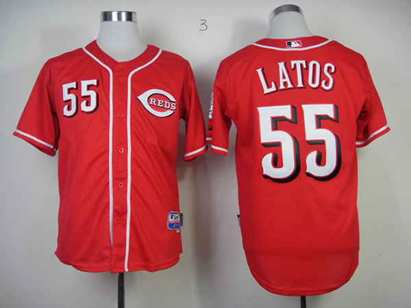 Cincinnati Reds #55 Mat Latos Red Jerseys,We sell and wholesale Cincinnati Reds #55 Mat Latos Red Jerseys on line form chian!