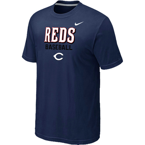 Cincinnati Reds 2014 Home Practice T-Shirt - Dark blue,We sell and wholesale Cincinnati Reds 2014 Home Practice T-Shirt - Dark blue on line form chian!