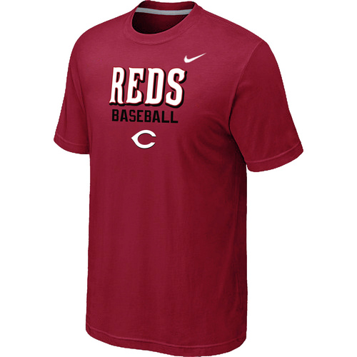 Cincinnati Reds 2014 Home Practice T-Shirt - Red,We sell and wholesale Cincinnati Reds 2014 Home Practice T-Shirt - Red on line form chian!