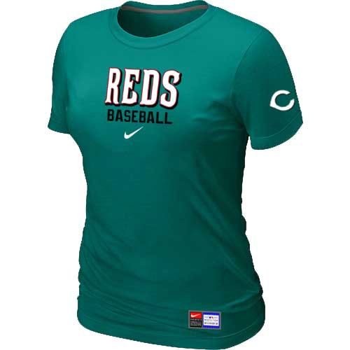 Cincinnati Reds Nike Women's L.Green Short Sleeve Practice T-Shirt,We sell and wholesale Cincinnati Reds Nike Women's L.Green Short Sleeve Practice T-Shirt on line form chian!