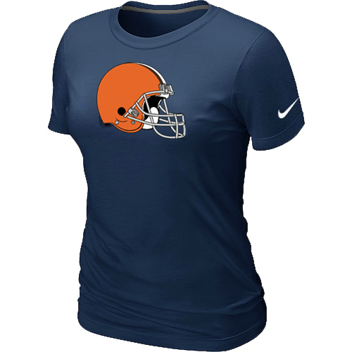 Cleveland Browns D.Blue Women's Logo T-Shirt,We sell and wholesale Cleveland Browns D.Blue Women's Logo T-Shirt on line form chian!