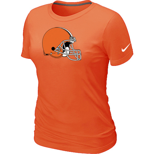 Cleveland Browns Orange Women's Logo T-Shirt,We sell and wholesale Cleveland Browns Orange Women's Logo T-Shirt on line form chian!