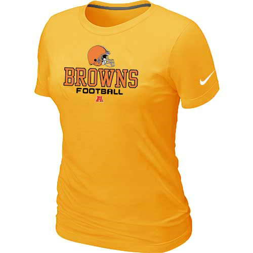Cleveland Browns Yellow Women's Critical Victory T-Shirt,We sell and wholesale Cleveland Browns Yellow Women's Critical Victory T-Shirt on line form chian!