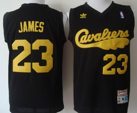 Cleveland Cavaliers #23 LeBron James Broadsword Black Swingman Throwback Jerseys,We sell and wholesale Cleveland Cavaliers #23 LeBron James Broadsword Black Swingman Throwback Jerseys on line form chian!