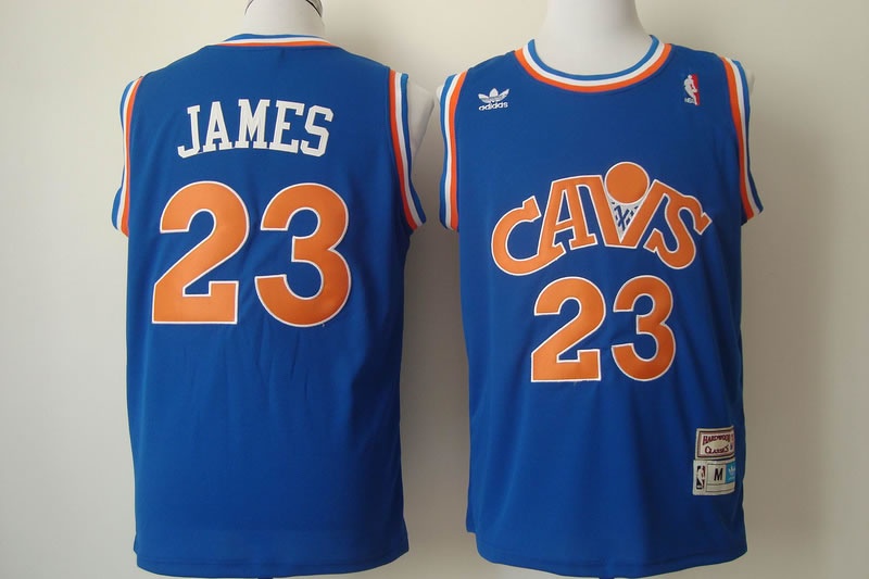 Cleveland Cavaliers #23 LeBron James CavFanatic Blue Swingman Throwback Jerseys,We sell and wholesale Cleveland Cavaliers #23 LeBron James CavFanatic Blue Swingman Throwback Jerseys on line form chian!