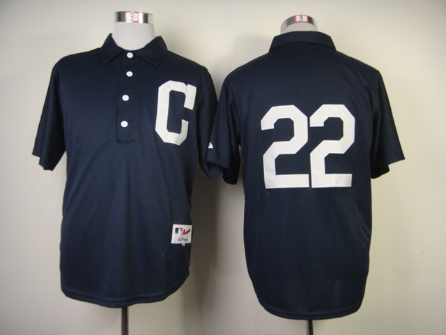 Cleveland Indians #22 Jason Kipnis Navy Blue 1902 Throwback Jerseys,We sell and wholesale Cleveland Indians #22 Jason Kipnis Navy Blue 1902 Throwback Jerseys on line form chian!