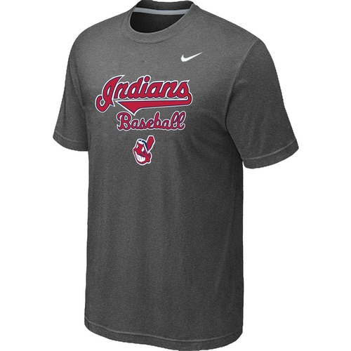 Cleveland Indians 2014 Home Practice T-Shirt - Dark Grey,We sell and wholesale Cleveland Indians 2014 Home Practice T-Shirt - Dark Grey on line form chian!