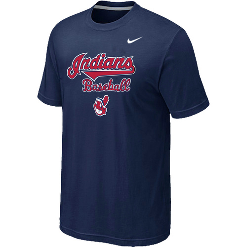 Cleveland Indians 2014 Home Practice T-Shirt - Dark blue,We sell and wholesale Cleveland Indians 2014 Home Practice T-Shirt - Dark blue on line form chian!