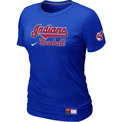 Cleveland Indians Blue Nike Women's Short Sleeve Practice T-Shirt,We sell and wholesale Cleveland Indians Blue Nike Women's Short Sleeve Practice T-Shirt on line form chian!