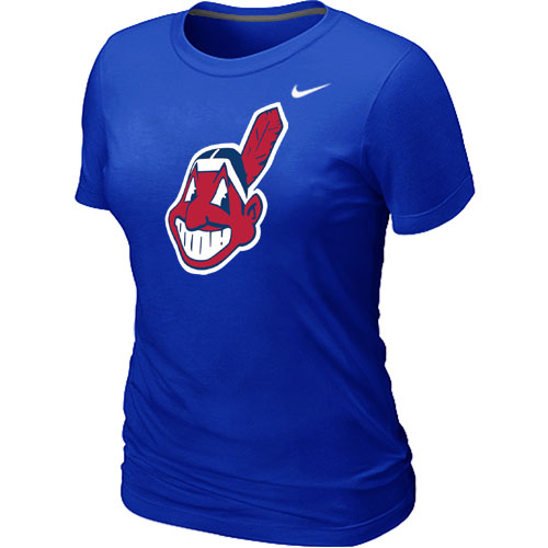 Cleveland Indians Heathered Nike Blue Blended Women's T-Shirt,We sell and wholesale Cleveland Indians Heathered Nike Blue Blended Women's T-Shirt on line form chian!