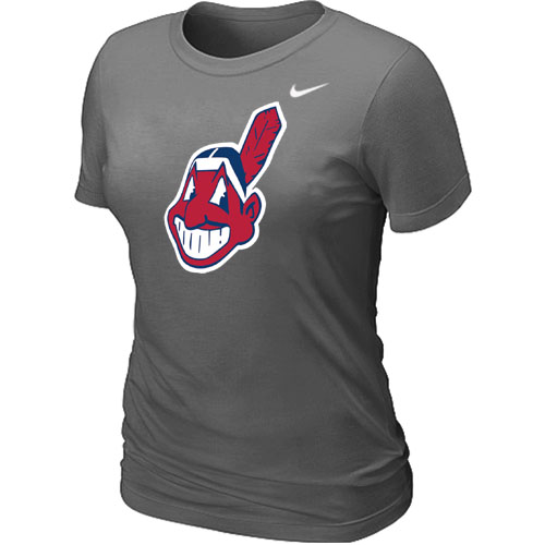 Cleveland Indians Heathered Nike D.Grey Blended Women's T-Shirt,We sell and wholesale Cleveland Indians Heathered Nike D.Grey Blended Women's T-Shirt on line form chian!