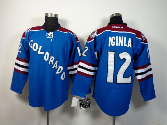 Colorado Avalanche #12 Jarome Iginla Blue Jerseys,We sell and wholesale Colorado Avalanche #12 Jarome Iginla Blue Jerseys on line form chian!