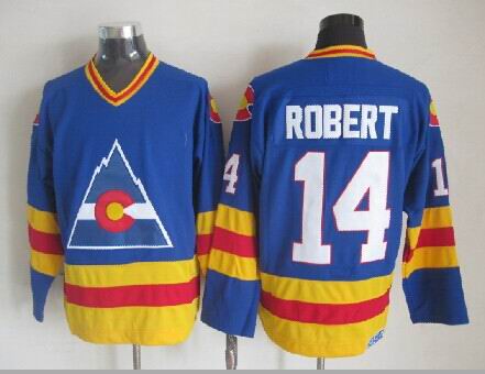 Colorado Avalanche #14 Joe Robert CCM Throwback Blue Jerseys,We sell and wholesale Colorado Avalanche #14 Joe Robert CCM Throwback Blue Jerseys on line form chian!