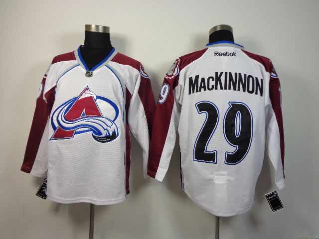 Colorado Avalanche #29 Nathan Mackinnon White Jerseys,We sell and wholesale Colorado Avalanche #29 Nathan Mackinnon White Jerseys on line form chian!