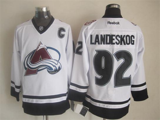 Colorado Avalanche #92 Gabriel Landeskog 2014 White Jerseys,We sell and wholesale Colorado Avalanche #92 Gabriel Landeskog 2014 White Jerseys on line form chian!