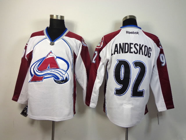 Colorado Avalanche #92 Gabriel Landeskog White Jerseys,We sell and wholesale Colorado Avalanche #92 Gabriel Landeskog White Jerseys on line form chian!