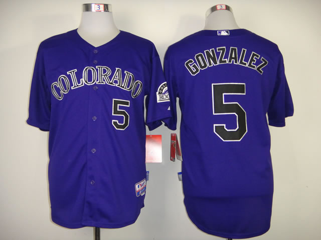 Colorado Rockies #5 Gonzalez Purple Cool Base Jerseys,We sell and wholesale Colorado Rockies #5 Gonzalez Purple Cool Base Jerseys on line form chian!