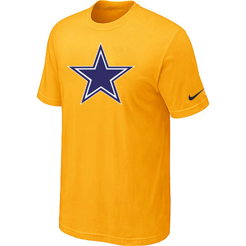 Dallas Cowboys Sideline Legend Authentic Logo T-Shirt Yellow,We sell and wholesale Dallas Cowboys Sideline Legend Authentic Logo T-Shirt Yellow on line form chian!