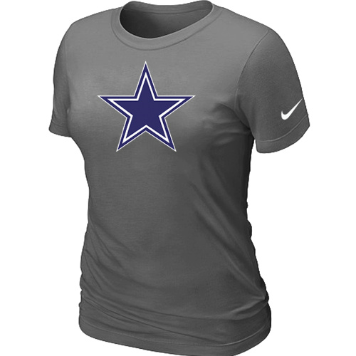 Dallas cowboys D.Grey Women's Logo T-Shirt,We sell and wholesale Dallas cowboys D.Grey Women's Logo T-Shirt on line form chian!
