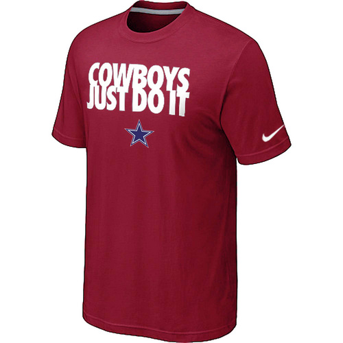 Dallas cowboys Just Do It Red T-Shirt,We sell and wholesale Dallas cowboys Just Do It Red T-Shirt on line form chian!