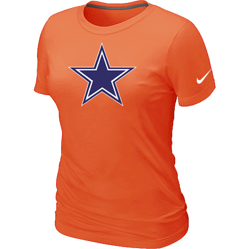 Dallas cowboys Orange Women's Logo T-Shirt,We sell and wholesale Dallas cowboys Orange Women's Logo T-Shirt on line form chian!