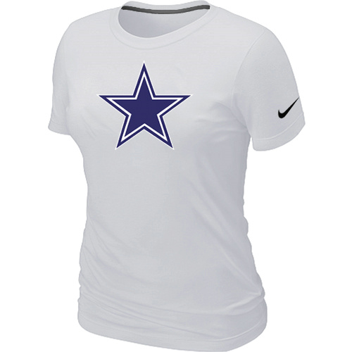 Dallas cowboys White Women's Logo T-Shirt,We sell and wholesale Dallas cowboys White Women's Logo T-Shirt on line form chian!