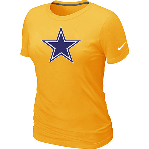 Dallas cowboys Yellow Women's Logo T-Shirt,We sell and wholesale Dallas cowboys Yellow Women's Logo T-Shirt on line form chian!