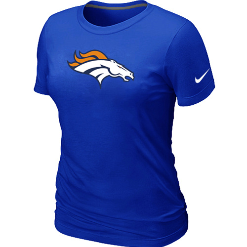 Denver Broncos Blue Women's Logo T-Shirt,We sell and wholesale Denver Broncos Blue Women's Logo T-Shirt on line form chian!