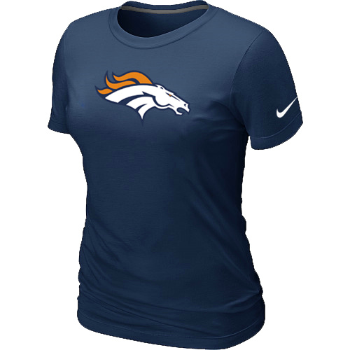 Denver Broncos D.Blue Women's Logo T-Shirt,We sell and wholesale Denver Broncos D.Blue Women's Logo T-Shirt on line form chian!