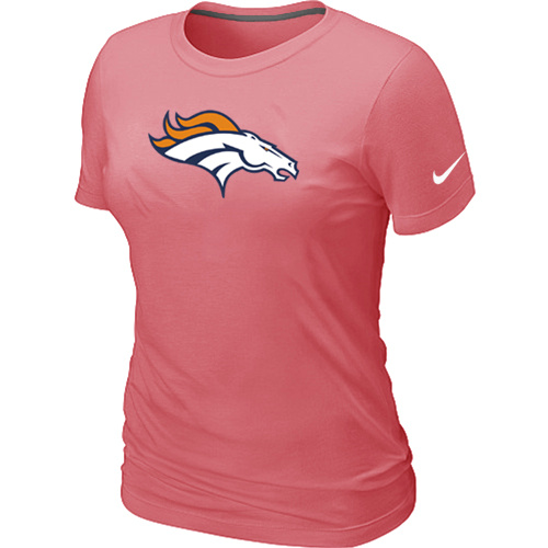 Denver Broncos Pink Women's Logo T-Shirt,We sell and wholesale Denver Broncos Pink Women's Logo T-Shirt on line form chian!