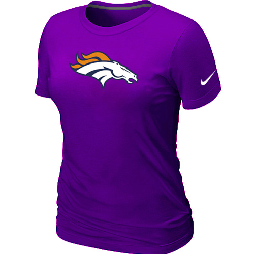 Denver Broncos Purple Women's Logo T-Shirt,We sell and wholesale Denver Broncos Purple Women's Logo T-Shirt on line form chian!