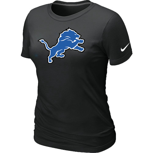 Detroit Lions Black Women's Logo T-Shirt,We sell and wholesale Detroit Lions Black Women's Logo T-Shirt on line form chian!