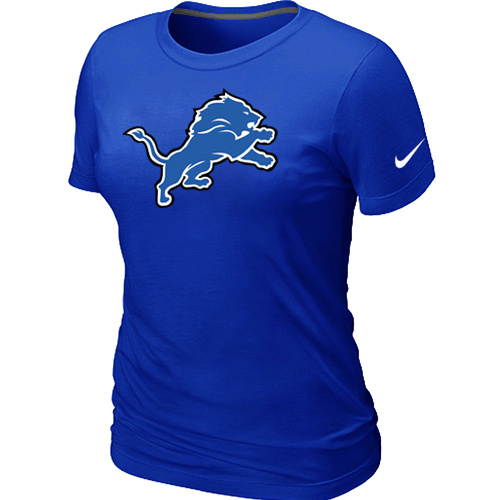 Detroit Lions Blue Women's Logo T-Shirt,We sell and wholesale Detroit Lions Blue Women's Logo T-Shirt on line form chian!
