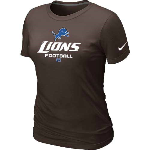 Detroit Lions Brown Women's Critical Victory T-Shirt,We sell and wholesale Detroit Lions Brown Women's Critical Victory T-Shirt on line form chian!