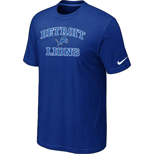 Detroit Lions Heart & Soul Blue T-Shirt,We sell and wholesale Detroit Lions Heart & Soul Blue T-Shirt on line form chian!