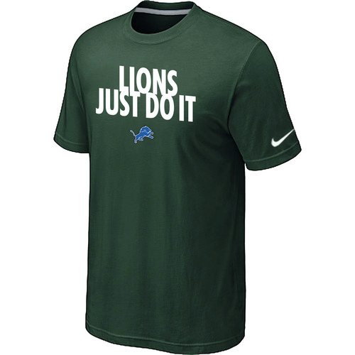 Detroit Lions Just Do It D.Green T-Shirt,We sell and wholesale Detroit Lions Just Do It D.Green T-Shirt on line form chian!