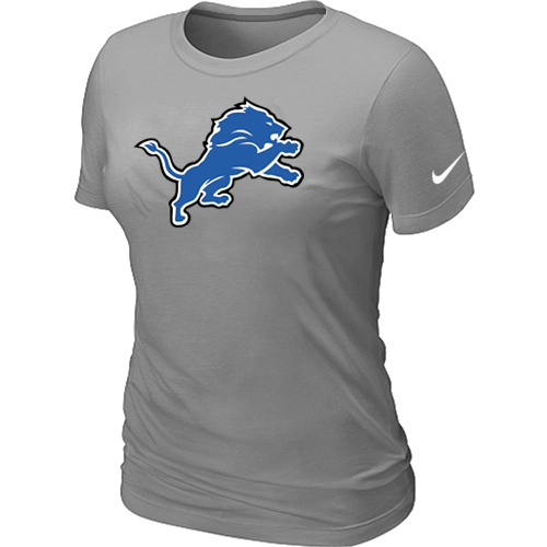 Detroit Lions L.Grey Women's Logo T-Shirt,We sell and wholesale Detroit Lions L.Grey Women's Logo T-Shirt on line form chian!