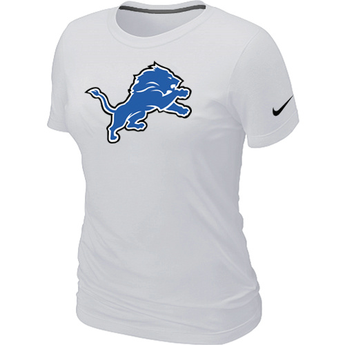 Detroit Lions White Women's Logo T-Shirt,We sell and wholesale Detroit Lions White Women's Logo T-Shirt on line form chian!