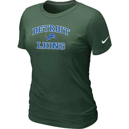 Detroit Lions Women's Heart & Soul D.Green T-Shirt,We sell and wholesale Detroit Lions Women's Heart & Soul D.Green T-Shirt on line form chian!