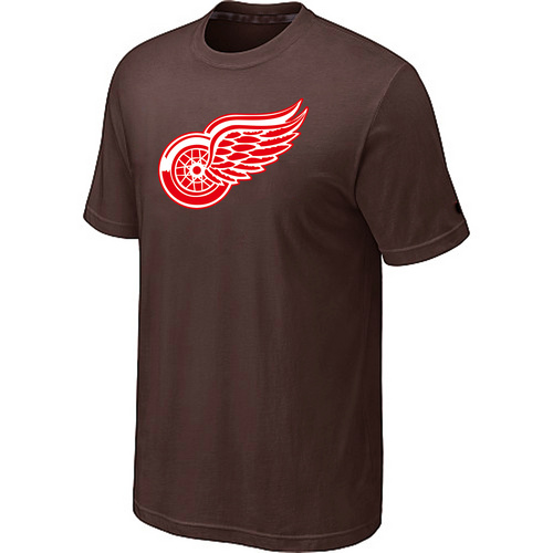 Detroit Red Wings Big & Tall Logo Brown T-Shirt,We sell and wholesale Detroit Red Wings Big & Tall Logo Brown T-Shirt on line form chian!
