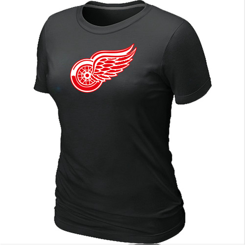 Detroit Red Wings Big & Tall Women's Logo Black T-Shirt,We sell and wholesale Detroit Red Wings Big & Tall Women's Logo Black T-Shirt on line form chian!