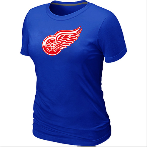 Detroit Red Wings Big & Tall Women's Logo Blue T-Shirt,We sell and wholesale Detroit Red Wings Big & Tall Women's Logo Blue T-Shirt on line form chian!