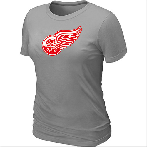 Detroit Red Wings Big & Tall Women's Logo L.Grey T-Shirt,We sell and wholesale Detroit Red Wings Big & Tall Women's Logo L.Grey T-Shirt on line form chian!