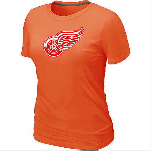 Detroit Red Wings Big & Tall Women's Logo Orange T-Shirt,We sell and wholesale Detroit Red Wings Big & Tall Women's Logo Orange T-Shirt on line form chian!